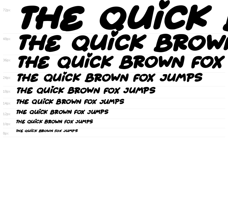 Quick Love Italic Waterfall