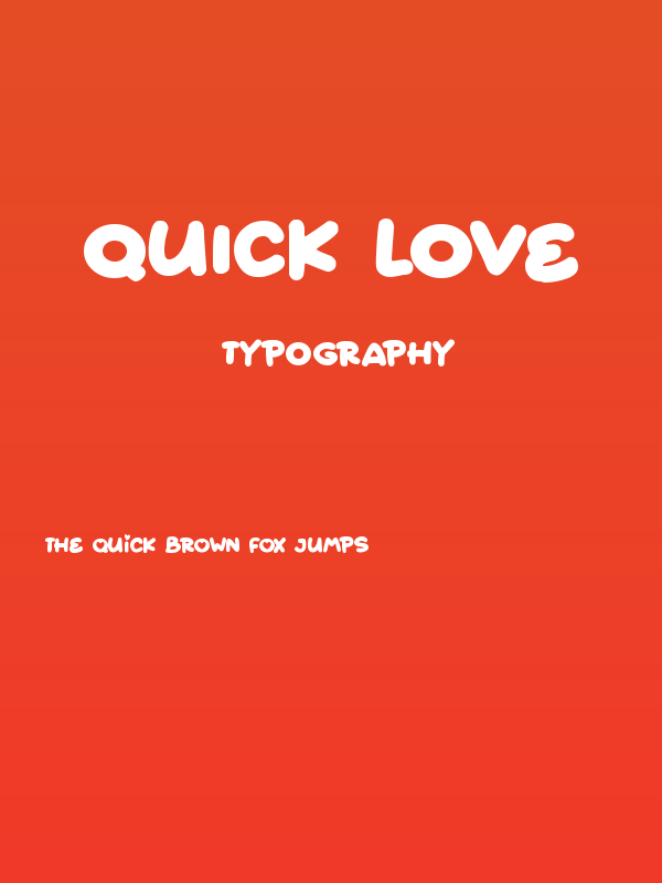 Quick Love Poster