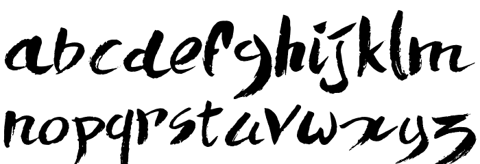 Quick Menu Boards Font LOWERCASE