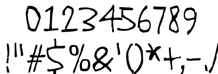 Quick Pangolin Font OTHER CHARS