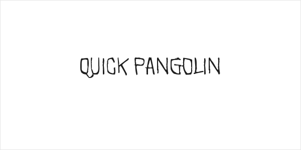 Quick Pangolin Logo