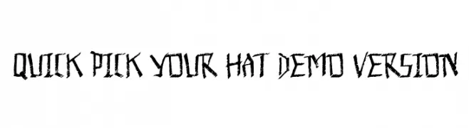 Quick Pick Your Hat Demo Version  Fuentes Gratis Descargar