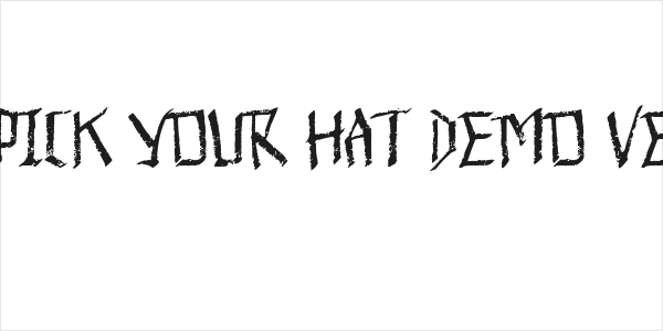 Quick Pick Your Hat Demo Version Logo