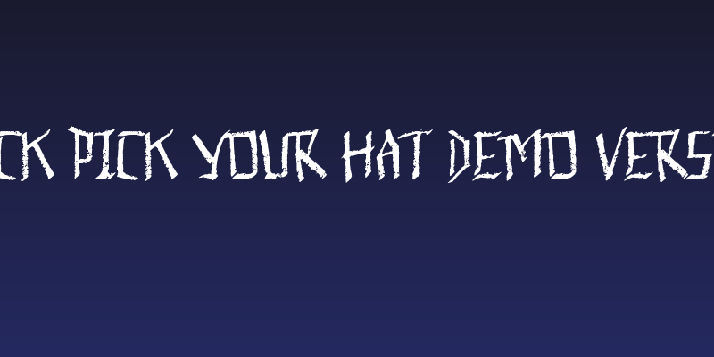 Quick Pick Your Hat Demo Version Social Header