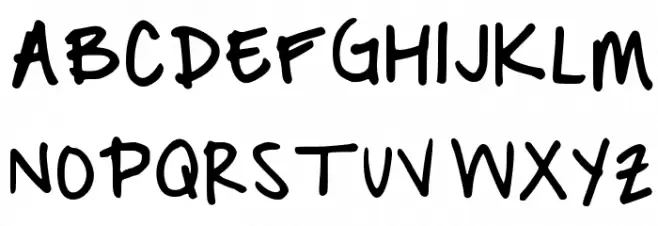 Quick Print Regular フォント 大文字