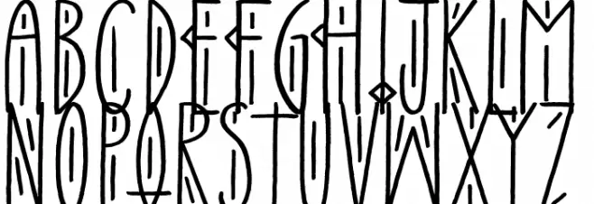 Quick Quack Caratteri MINUSCOLO