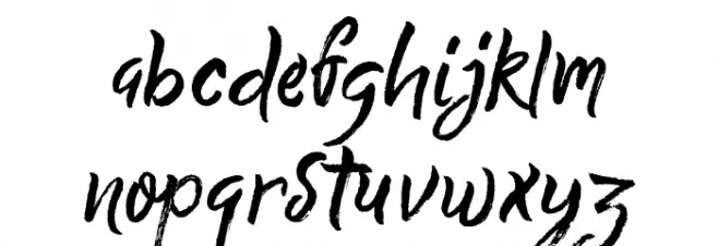 Quick Silver Demo Шрифта строчной