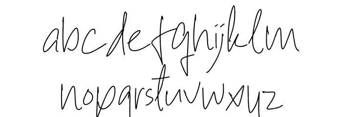 Quick Story Font LOWERCASE