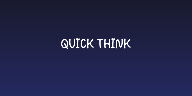 Quick Think Social Header