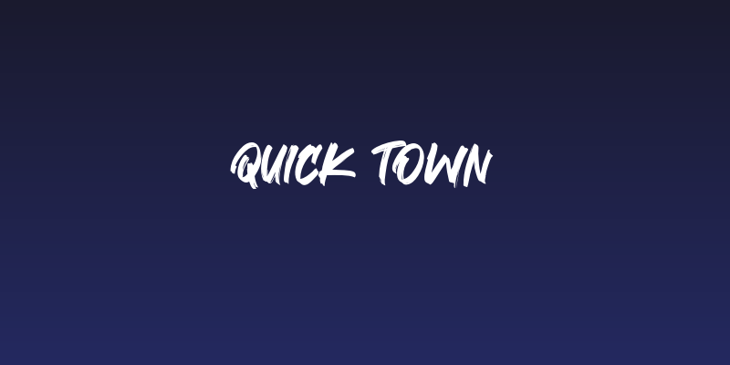 Quick Town Social Header
