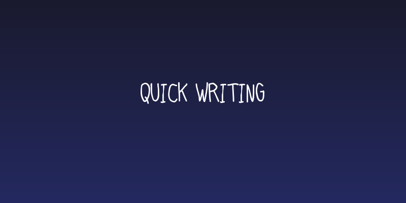 Quick Writing Social Header