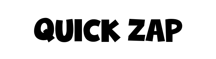 Quick Zap  नि: शुल्क फ़ॉन्ट्स डाउनलोड