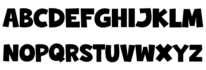 Quick Zap Font LOWERCASE