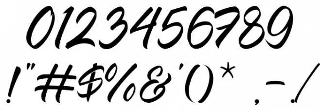 Quick dream Font OTHER CHARS