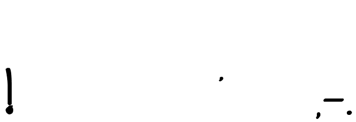 Quick note_bold Bold Font OTHER CHARS