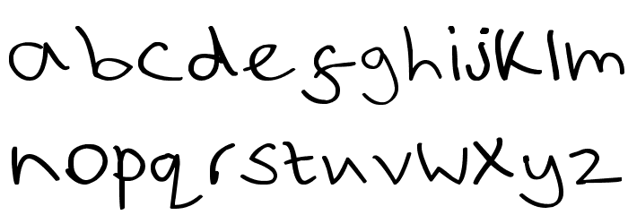 Quick note_bold Bold Font LOWERCASE