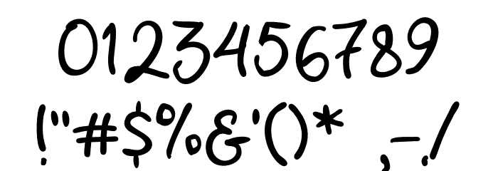 Quick123 Font OTHER CHARS