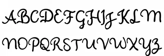 Quick123 Шрифта ВЕРХНИЙ