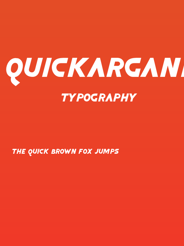 QuickArgani Poster