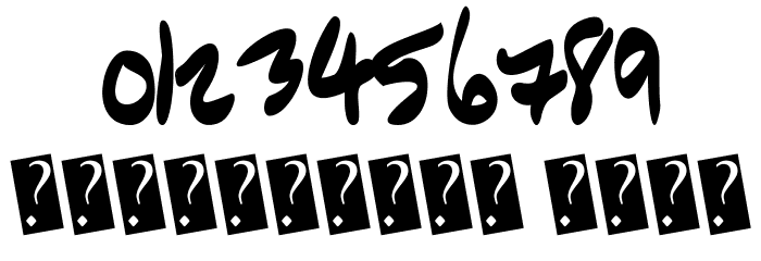 QuickComic Font OTHER CHARS