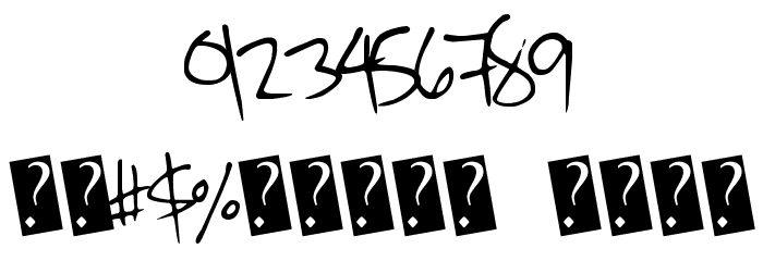 QuickDirty Font OTHER CHARS