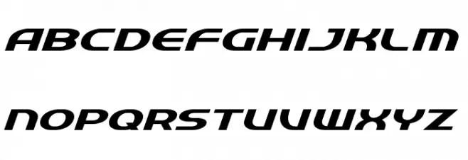 QuickExpress Schriftart Groß