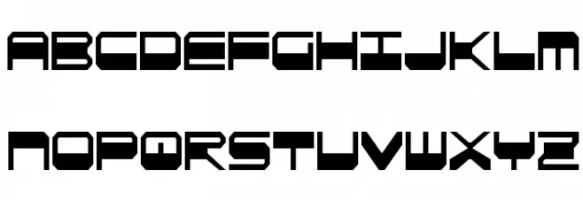 QuickGear Condensed Schriftart Groß