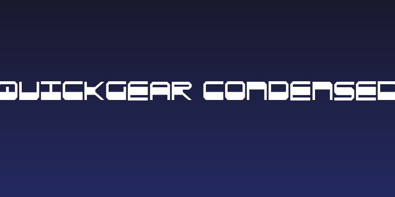 QuickGear Condensed Social Header