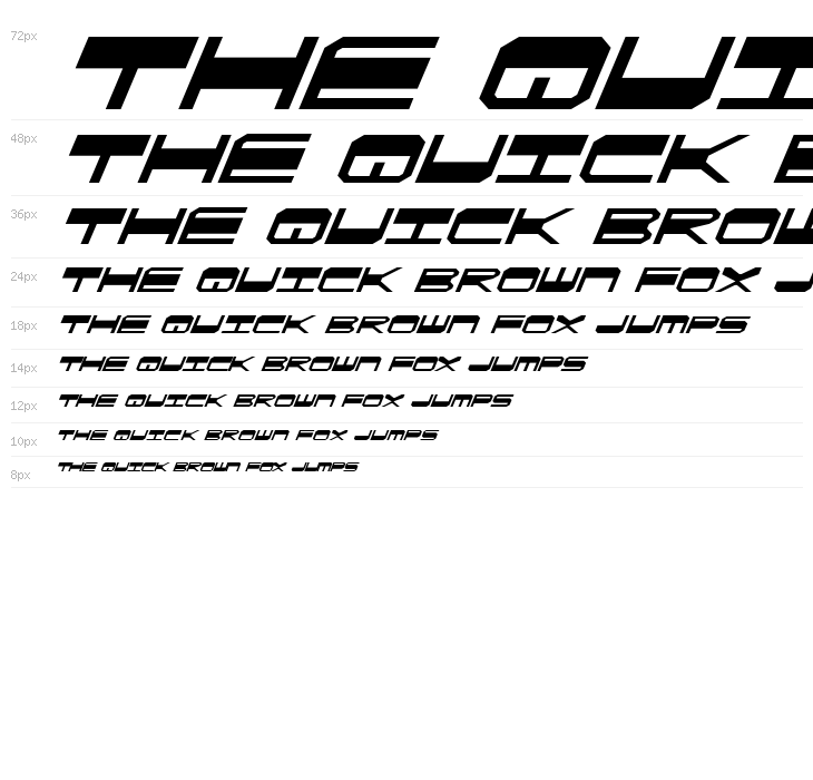QuickGear Italic Waterfall