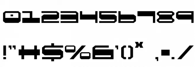 QuickGear Font OTHER CHARS