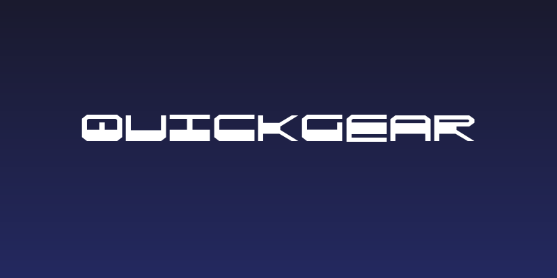 QuickGear Social Header