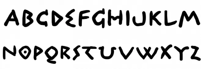QuickGreek Bold Schriftart Groß
