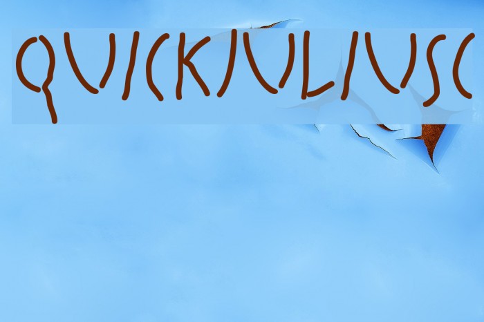QuickJuliusC Font examples