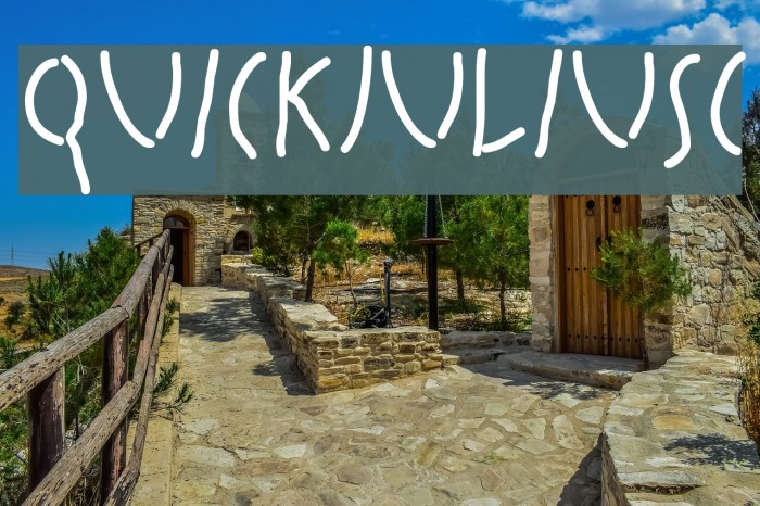QuickJuliusC Font examples