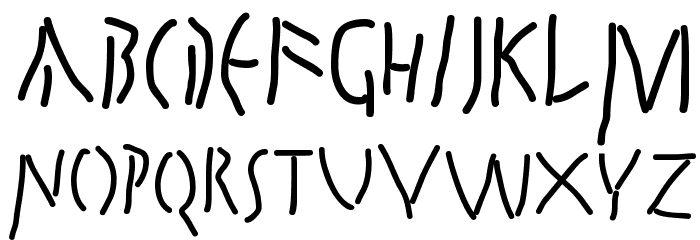 QuickJuliusC Font LOWERCASE