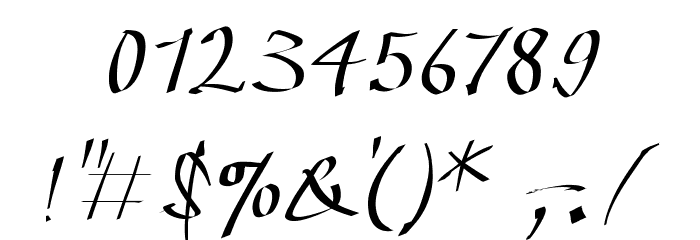 QuickKleinSketches Font OTHER CHARS