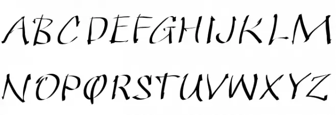 QuickKleinSketches Fonte MAIÚSCULAS
