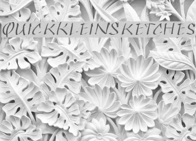 QuickKleinSketches フォント examples