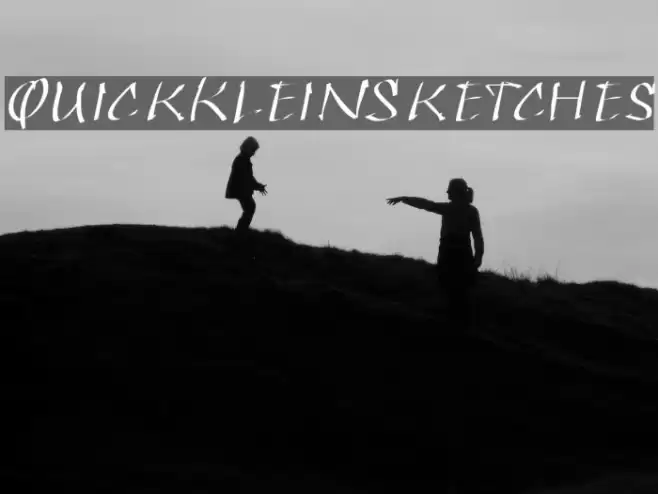 QuickKleinSketches フォント examples