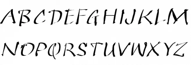 QuickKleinSketches Schriftart Kleinbuchstaben