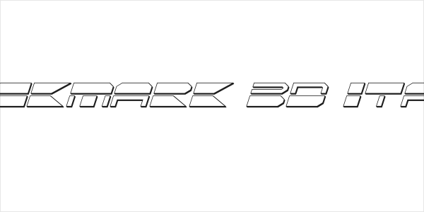 QuickMark 3D Italic Logo