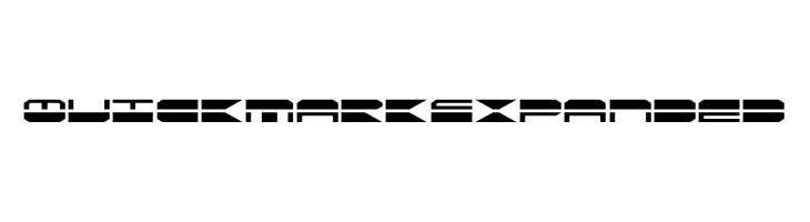 QuickMark Expanded फ़ॉन्ट