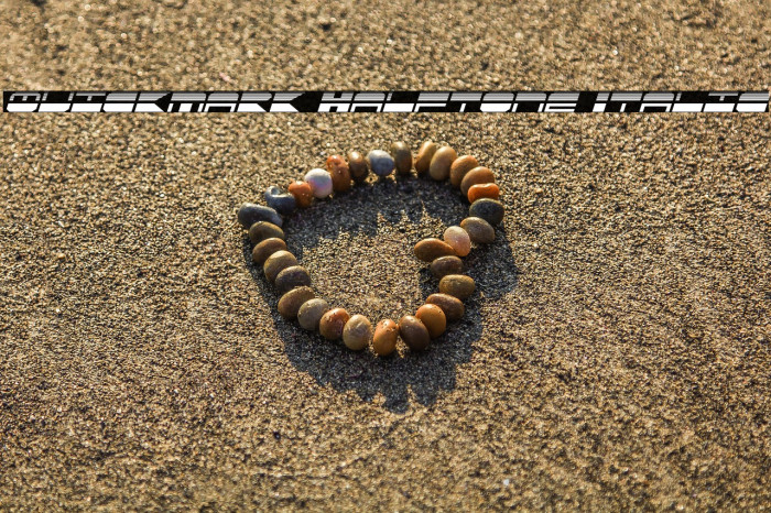 QuickMark Halftone Italic Example 1