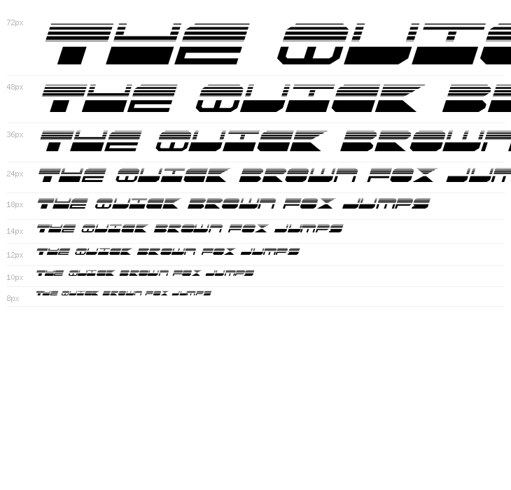 QuickMark Halftone Italic Waterfall