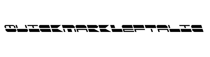 QuickMark Leftalic لخطوط تنزيل