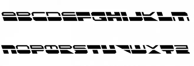 QuickMark Leftalic 字体 大写