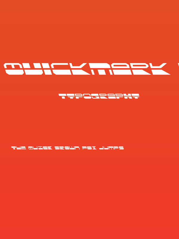 QuickMark Leftalic Poster