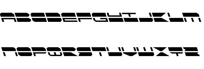 QuickMark Leftalic Font Litere mici