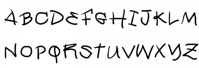 QuickMary Schriftart Groß