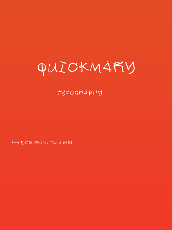 QuickMary Poster